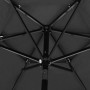 Sombrilla de 3 niveles con poste de aluminio antracita 2,5 m de vidaXL, Sombrillas - Ref: Foro24-313862, Precio: 50,98 €, Des...