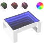Mesa de centro con Infinity LED blanco 70x53x30 cm de , Mesas de centro - Ref: Foro24-847630, Precio: 85,17 €, Descuento: %