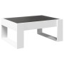 Mesa de centro con Infinity LED blanco 70x53x30 cm de , Mesas de centro - Ref: Foro24-847630, Precio: 85,17 €, Descuento: %