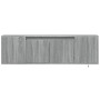 Mueble de TV de pared con luces LED gris Sonoma 135x31x39,5 cm de , Muebles TV - Ref: Foro24-852388, Precio: 84,12 €, Descuen...