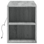 Mueble de TV de pared con luces LED gris Sonoma 135x31x39,5 cm de , Muebles TV - Ref: Foro24-852388, Precio: 84,12 €, Descuen...