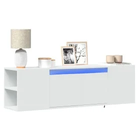 Mueble de TV de pared con luces LED blanco 135x31x39,5 cm de , Muebles TV - Ref: Foro24-852383, Precio: 77,79 €, Descuento: %