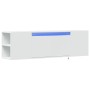 Mueble de TV de pared con luces LED blanco 135x31x39,5 cm de , Muebles TV - Ref: Foro24-852383, Precio: 78,75 €, Descuento: %