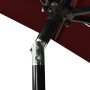 Sombrilla de 3 niveles con poste de aluminio burdeos 2x2 m de vidaXL, Sombrillas - Ref: Foro24-313848, Precio: 68,51 €, Descu...