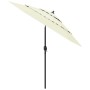 Sombrilla de 3 niveles con poste de aluminio arena 2,5 m de vidaXL, Sombrillas - Ref: Foro24-313860, Precio: 59,05 €, Descuen...