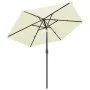 Sombrilla de 3 niveles con poste de aluminio arena 2,5 m de vidaXL, Sombrillas - Ref: Foro24-313860, Precio: 58,16 €, Descuen...