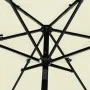 Sombrilla de 3 niveles con poste de aluminio arena 2,5 m de vidaXL, Sombrillas - Ref: Foro24-313860, Precio: 58,16 €, Descuen...
