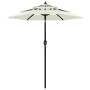 Sombrilla de 3 niveles con poste de aluminio arena 2 m de vidaXL, Sombrillas - Ref: Foro24-313852, Precio: 63,77 €, Descuento: %