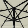 Sombrilla de 3 niveles con poste de aluminio arena 2 m de vidaXL, Sombrillas - Ref: Foro24-313852, Precio: 63,77 €, Descuento: %