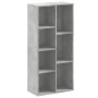 Estantería de madera de ingeniería gris hormigón 50x25x105 cm de , Librerías y estanterías - Ref: Foro24-852792, Precio: 55,8...