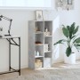 Estantería de madera de ingeniería gris hormigón 50x25x105 cm de , Librerías y estanterías - Ref: Foro24-852792, Precio: 55,8...