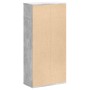 Estantería de madera de ingeniería gris hormigón 50x25x105 cm de , Librerías y estanterías - Ref: Foro24-852792, Precio: 55,8...