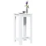 Mesa alta de bar madera de ingeniería blanca 51x50x103,5 cm de , Mesas de cocina y de comedor - Ref: Foro24-854400, Precio: 5...