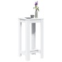 Mesa alta de bar madera de ingeniería blanca 51x50x103,5 cm de , Mesas de cocina y de comedor - Ref: Foro24-854400, Precio: 5...