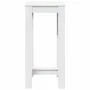 Mesa alta de bar madera de ingeniería blanca 51x50x103,5 cm de , Mesas de cocina y de comedor - Ref: Foro24-854400, Precio: 5...
