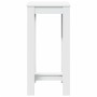 Mesa alta de bar madera de ingeniería blanca 51x50x103,5 cm de , Mesas de cocina y de comedor - Ref: Foro24-854400, Precio: 5...