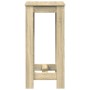 Mesa alta de bar madera ingeniería roble Sonoma 51x50x103,5 cm de , Mesas de cocina y de comedor - Ref: Foro24-854402, Precio...