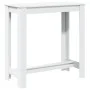 Hoher Barhockertisch aus weißem Ingenieurholz 102x50x103,5 cm. von , Küchen- und Esstische - Ref: Foro24-854409, Preis: 73,56...