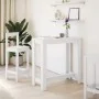 Hoher Barhockertisch aus weißem Ingenieurholz 102x50x103,5 cm. von , Küchen- und Esstische - Ref: Foro24-854409, Preis: 73,56...