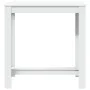 Hoher Barhockertisch aus weißem Ingenieurholz 102x50x103,5 cm. von , Küchen- und Esstische - Ref: Foro24-854409, Preis: 73,56...