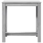 Mesa alta de bar madera ingeniería gris Sonoma 102x50x103,5 cm de , Mesas de cocina y de comedor - Ref: Foro24-854414, Precio...