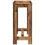 Mesa alta de bar madera ingeniería envejecida 102x50x103,5 cm de , Mesas de cocina y de comedor - Ref: Foro24-854416, Precio:...