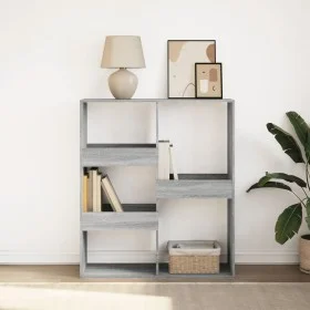 Estantería/divisor de espacios gris Sonoma 100x33x115 cm de , Librerías y estanterías - Ref: Foro24-854513, Precio: 54,62 €, ...