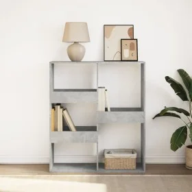 Estantería/divisor de espacios gris hormigón 100x33x115 cm de , Librerías y estanterías - Ref: Foro24-854511, Precio: 53,22 €...