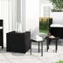 Mesas auxiliares de jardín 3 piezas ratán sintético negro de , Mesas de jardín - Ref: Foro24-3324831, Precio: 63,75 €, Descue...