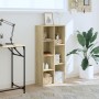 Estantería de madera de ingeniería roble Sonoma 50x25x105 cm de , Librerías y estanterías - Ref: Foro24-852791, Precio: 57,66...