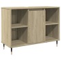 Set de muebles de baño 3 pzas madera contrachapada roble Sonoma de , Muebles de baño - Ref: Foro24-3307679, Precio: 196,66 €,...