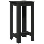 Mesa alta de bar madera de ingeniería negra 51x50x103,5 cm de , Mesas de cocina y de comedor - Ref: Foro24-854401, Precio: 68...