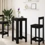 Mesa alta de bar madera de ingeniería negra 51x50x103,5 cm de , Mesas de cocina y de comedor - Ref: Foro24-854401, Precio: 68...
