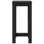 Mesa alta de bar madera de ingeniería negra 51x50x103,5 cm de , Mesas de cocina y de comedor - Ref: Foro24-854401, Precio: 69...