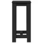 Mesa alta de bar madera de ingeniería negra 51x50x103,5 cm de , Mesas de cocina y de comedor - Ref: Foro24-854401, Precio: 68...