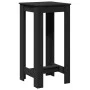 Mesa alta de bar madera de ingeniería negra 51x50x103,5 cm de , Mesas de cocina y de comedor - Ref: Foro24-854401, Precio: 68...