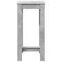Mesa alta de bar madera ingeniería gris hormigón 51x50x103,5 cm de , Mesas de cocina y de comedor - Ref: Foro24-854403, Preci...