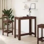 Tall bar table made of brown oak engineered wood, 102x50x103.5 cm by , Kitchen and dining tables - Ref: Foro24-854415, Price:...
