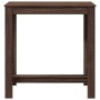 Mesa alta de bar madera ingeniería marrón roble 102x50x103,5 cm de , Mesas de cocina y de comedor - Ref: Foro24-854415, Preci...