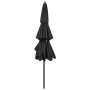 Sombrilla de 3 niveles con poste de aluminio antracita 3 m de vidaXL, Sombrillas - Ref: Foro24-313870, Precio: 83,74 €, Descu...