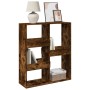 Estantería/divisor de espacios roble ahumado 100x33x115 cm de , Librerías y estanterías - Ref: Foro24-854512, Precio: 54,04 €...
