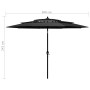 Sombrilla de 3 niveles con poste de aluminio antracita 3 m de vidaXL, Sombrillas - Ref: Foro24-313870, Precio: 83,74 €, Descu...