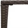 Stackable garden tables, set of 3, made of synthetic brown rattan. by , Garden tables - Ref: Foro24-3324830, Price: 69,36 €, ...