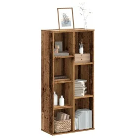 Estantería madera de ingeniería color envejecido 50x25x105 cm de , Librerías y estanterías - Ref: Foro24-852796, Precio: 64,2...