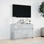 Mueble de TV LED madera ingeniería gris hormigón 91x34x61 cm de , Muebles TV - Ref: Foro24-852183, Precio: 98,86 €, Descuento: %
