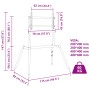 Soporte caballete TV pantalla 37-86" Max VESA 400x600 mm 60 kg de , Soportes para monitores y televisor - Ref: Foro24-4012166...