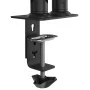 Brazo monitor doble pantalla 27" Max negro resorte de gas 20 kg de , Soportes para monitores y televisor - Ref: Foro24-401217...