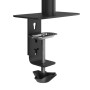 Brazo monitor doble pantalla 27" Max negro resorte de gas 20 kg de , Soportes para monitores y televisor - Ref: Foro24-401217...