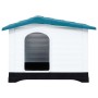 Caseta para perros polipropileno azul 90,5x68x66 cm de vidaXL, Casetas para perros - Ref: Foro24-152229, Precio: 118,66 €, De...