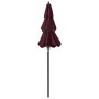 Sombrilla de 3 niveles con poste de aluminio burdeos 2 m de vidaXL, Sombrillas - Ref: Foro24-313856, Precio: 63,77 €, Descuen...